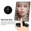 LED Lights Touch Screen Makeup Mirror