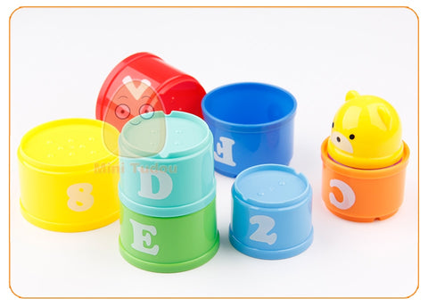 Stack Cup Tower Educational Baby Toys 6Month